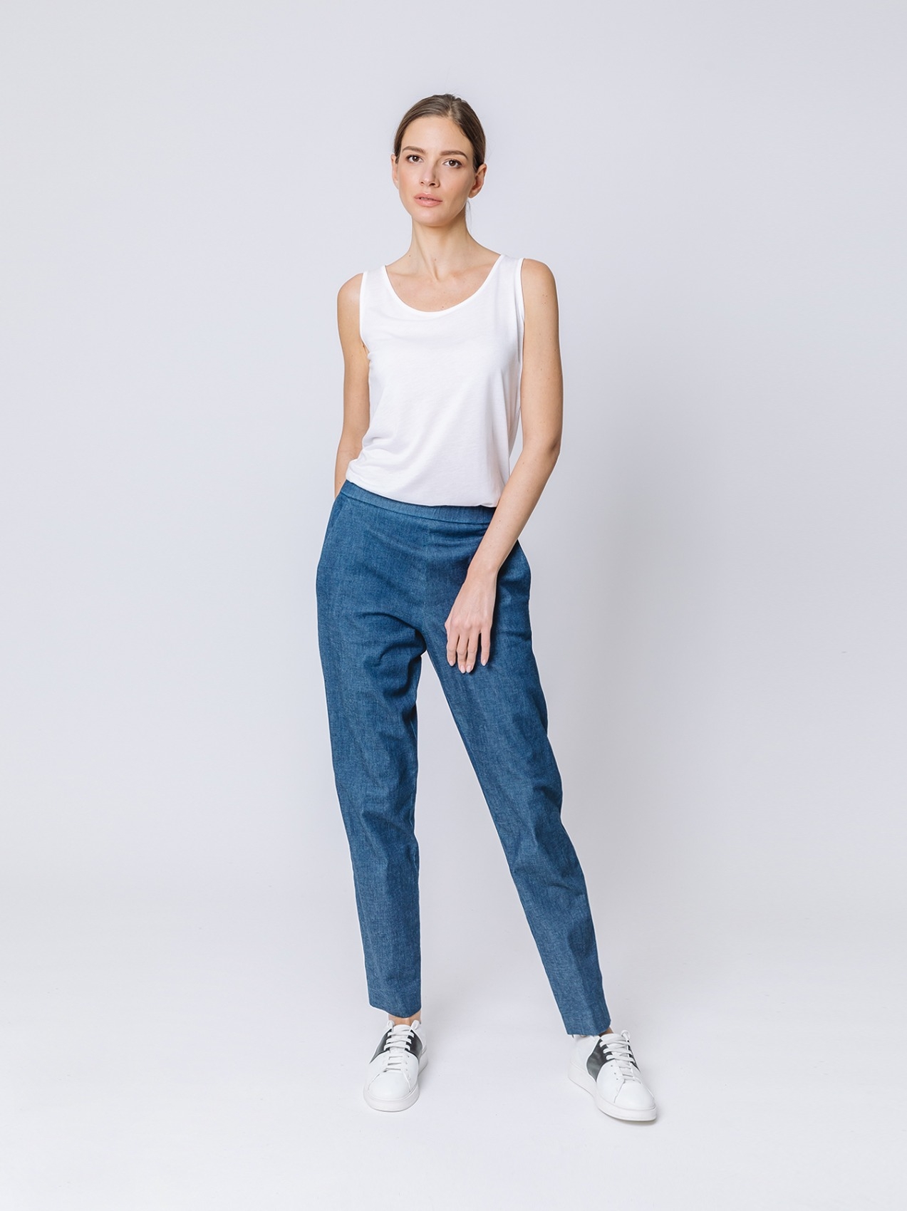 Pantalone chino in jeans