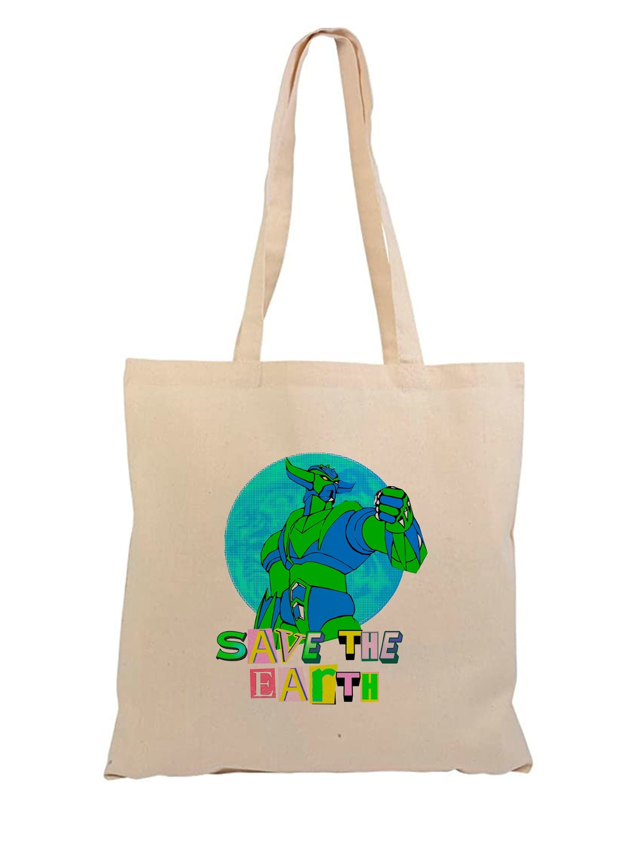 Goldrake Save the Earth Shopping bag - Design Week 2023 special edition