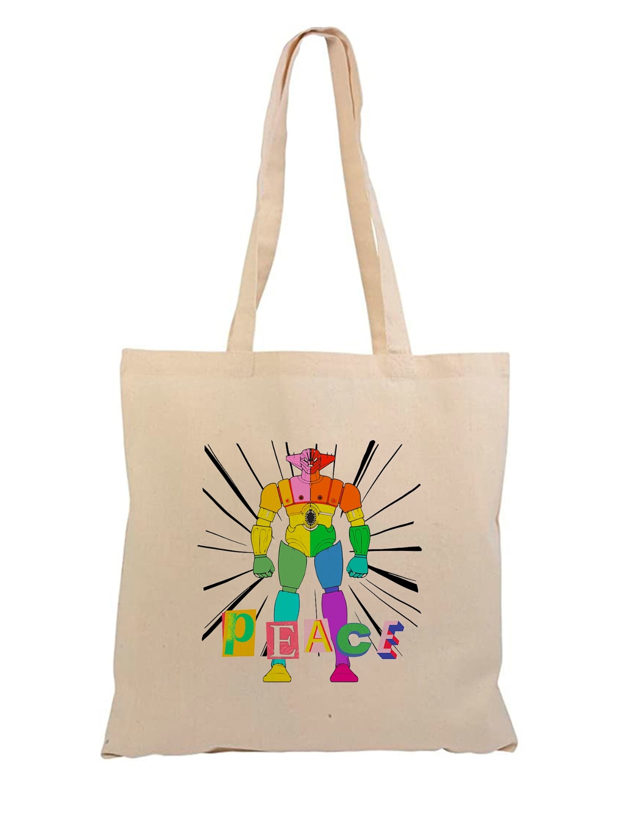 Jeeg Robot for Peace Shopping bag - Design Week 2023 special edition