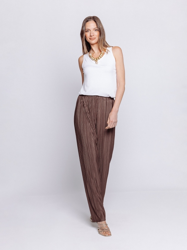 Pantalone in plissè