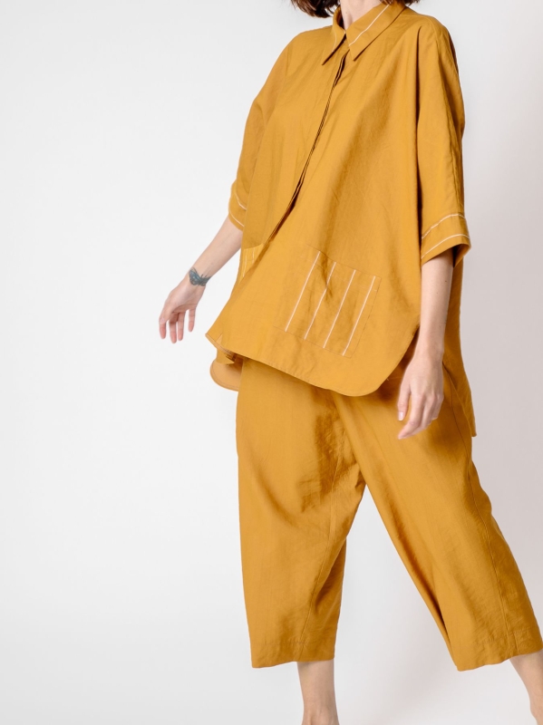 Camicia corpo quadrato
