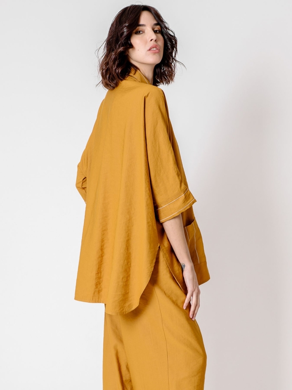 Camicia corpo quadrato