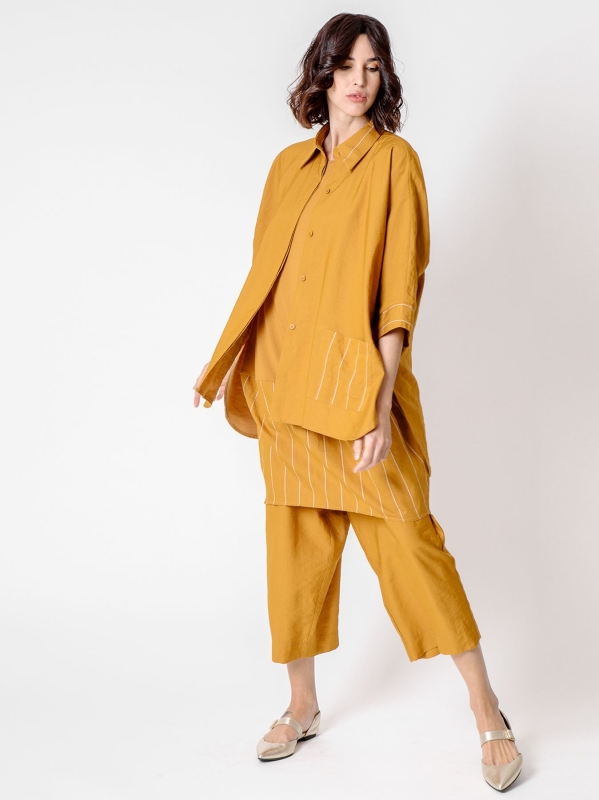 Camicia corpo quadrato