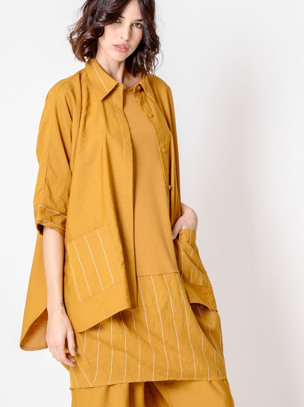 Camicia corpo quadrato