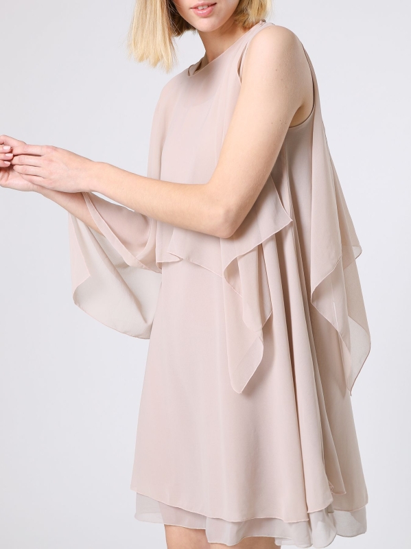 Poncho in chiffon