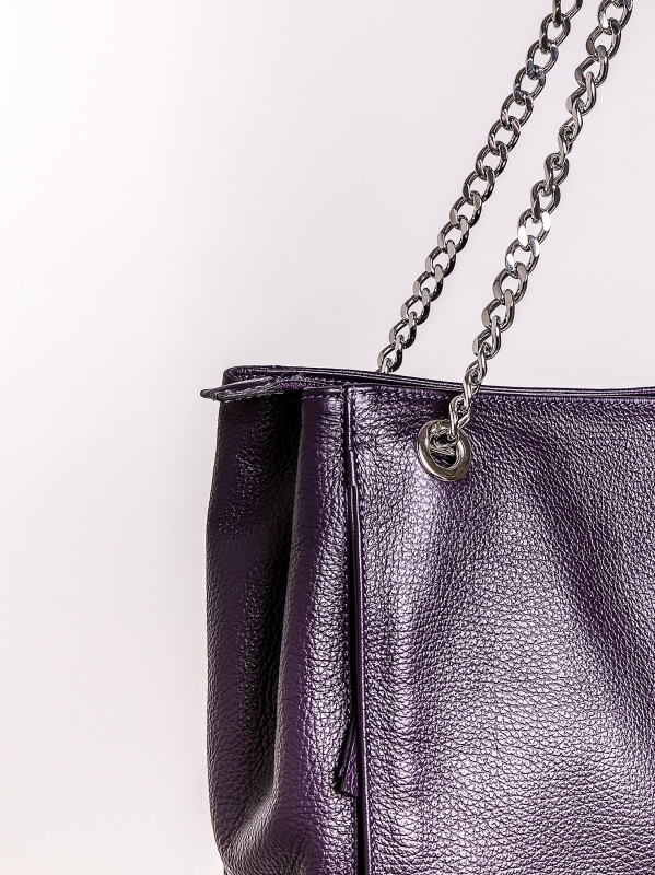 Borsa a mano in pelle