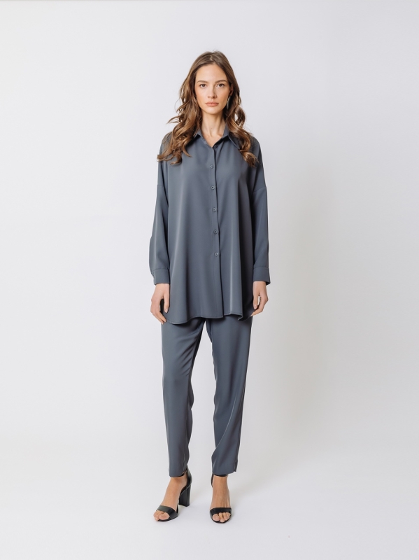 Giacca camicia GRIGIA
