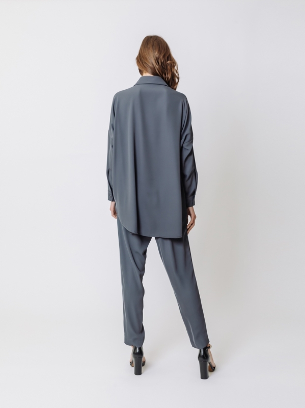 Giacca camicia GRIGIA
