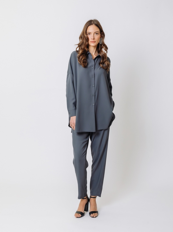 Giacca camicia GRIGIA