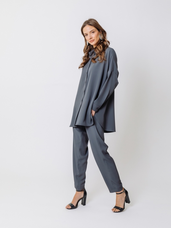 Giacca camicia GRIGIA
