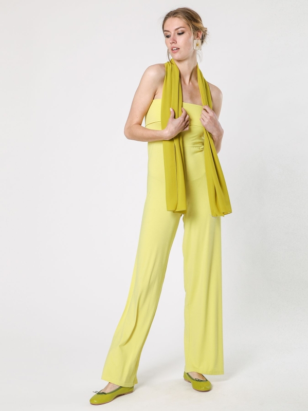 Stola in chiffon LIME