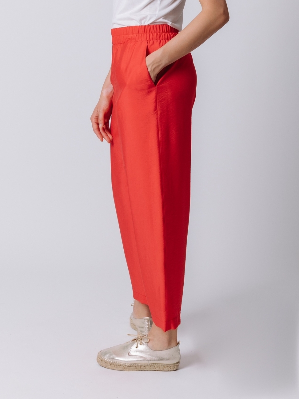 Pantalone gaucho in viscosa