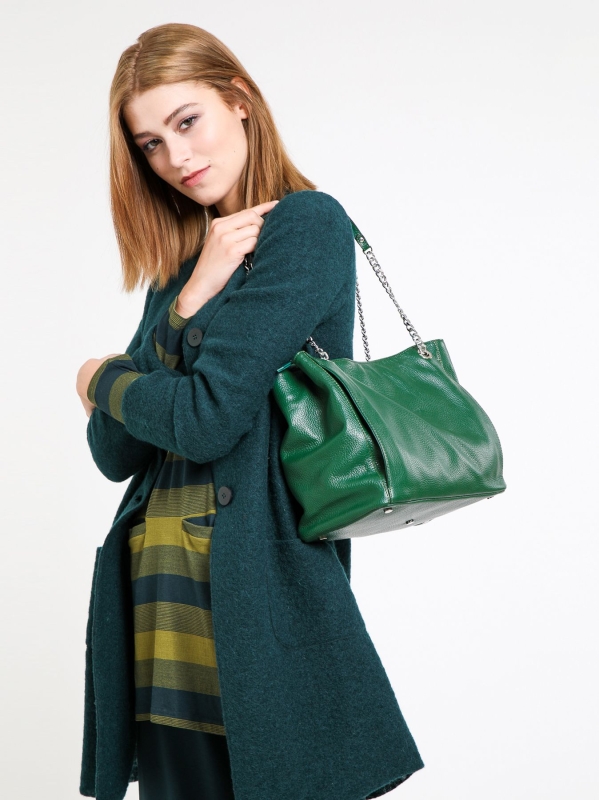Borsa a mano in pelle