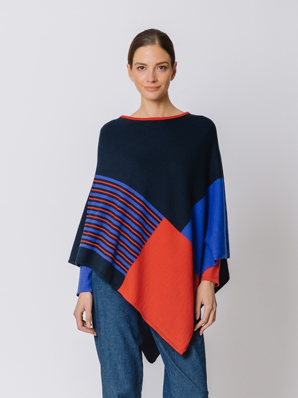 Poncho COLOR BLOCK