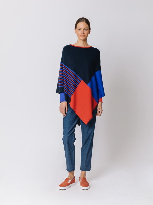 Poncho COLOR BLOCK