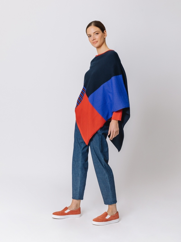 Poncho COLOR BLOCK