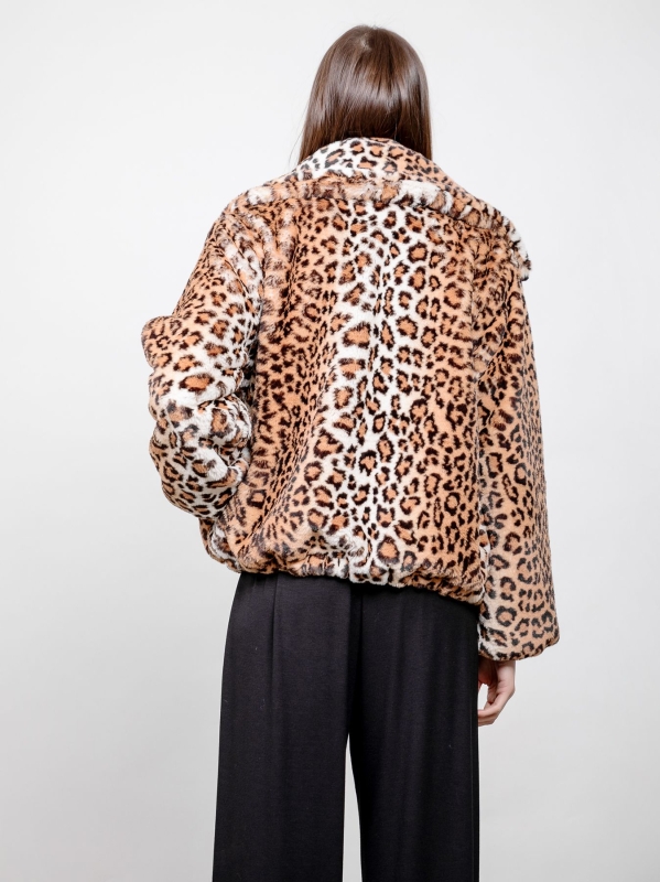 Bomber ecofur animalier
