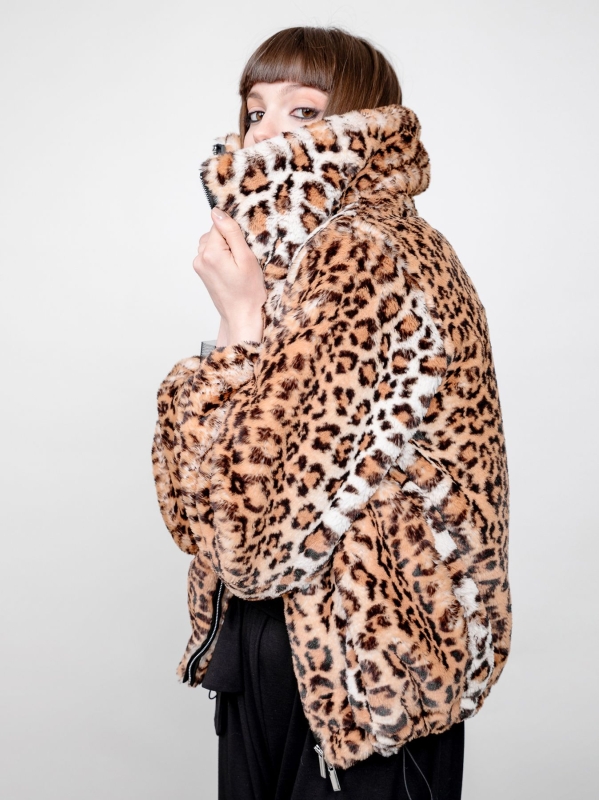 Bomber ecofur animalier