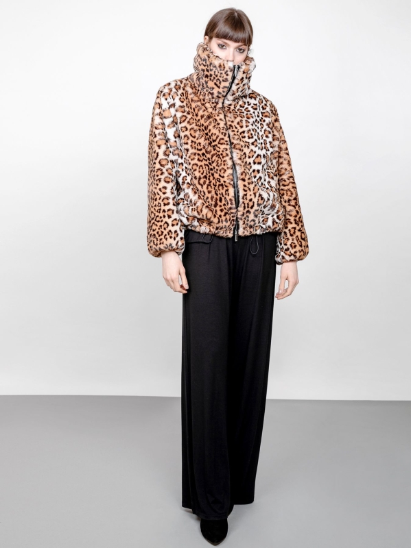 Bomber ecofur animalier