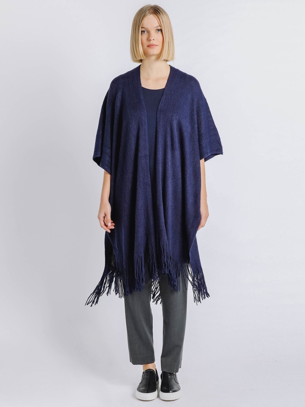 Poncho mantella BLU