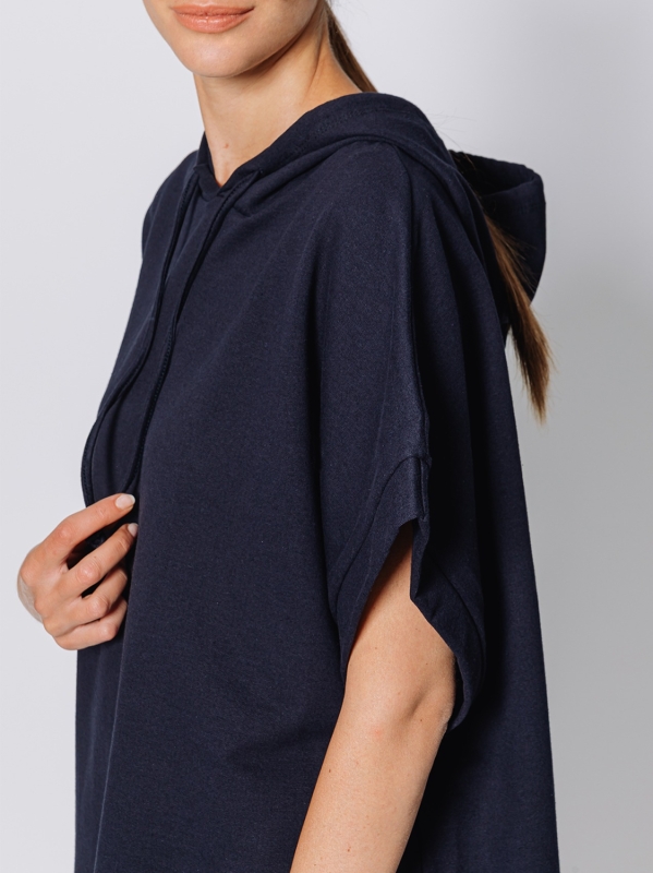 Poncho con cappuccio 