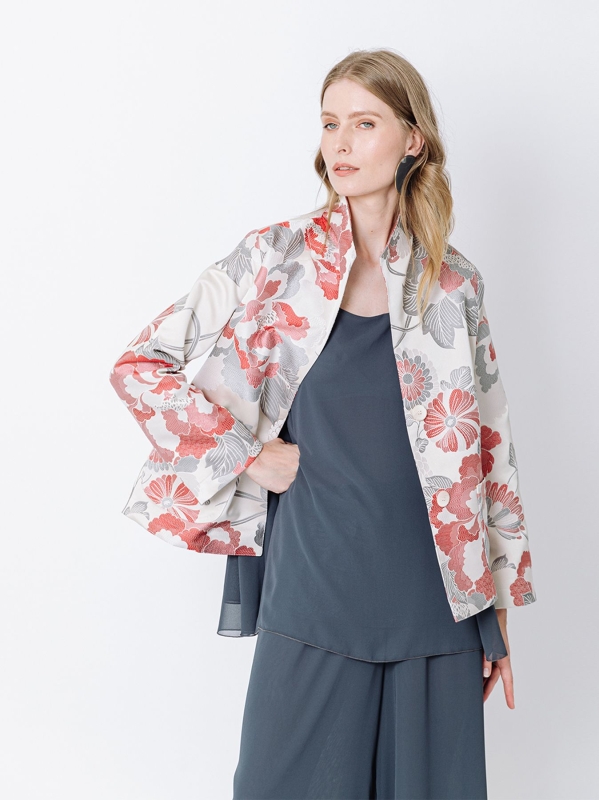 Giacca JACQUARD FLOREALE