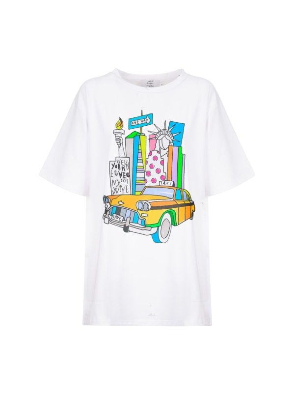 Over New York SkyLine / MIDALI T-SHIRT
