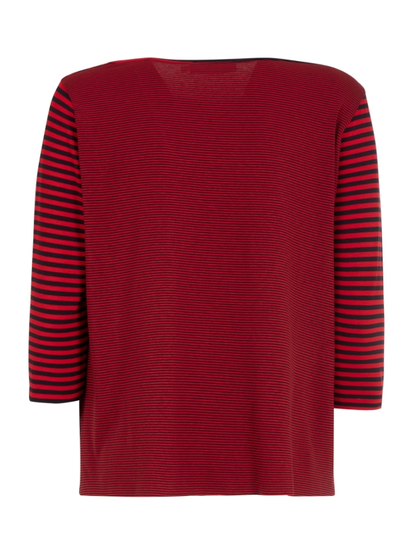 Boxy t-shirt a righe irregolari
