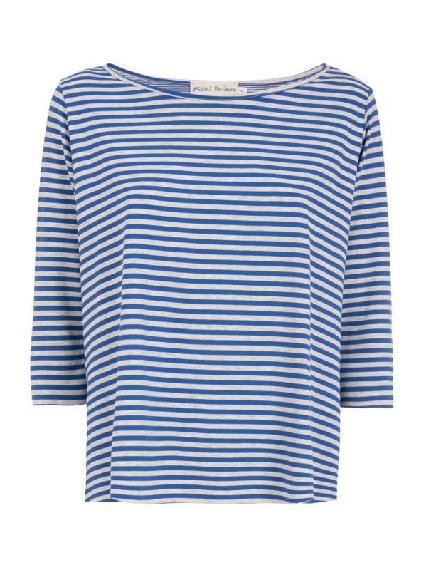 Boxy t-shirt a righe irregolari