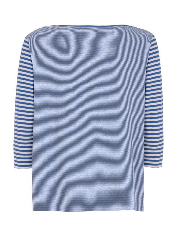 Boxy t-shirt a righe irregolari