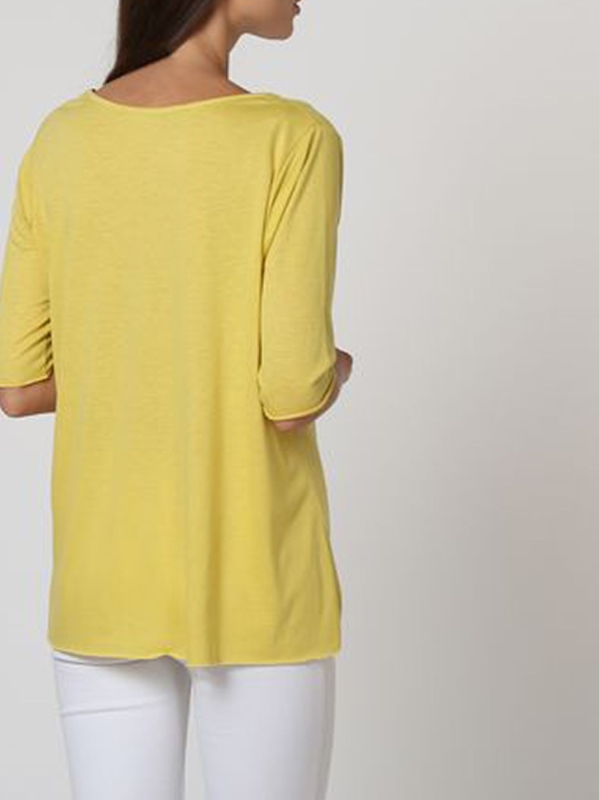 T-shirt svasata a forma scatoletta