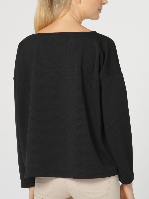 T-shirt in tessuto a nido d'ape