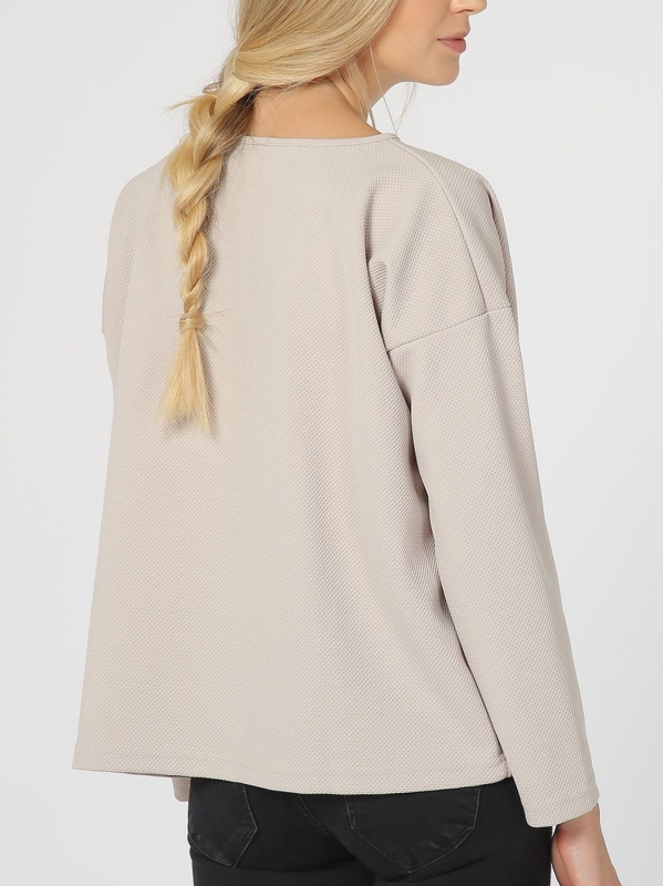 T-shirt in tessuto a nido d'ape