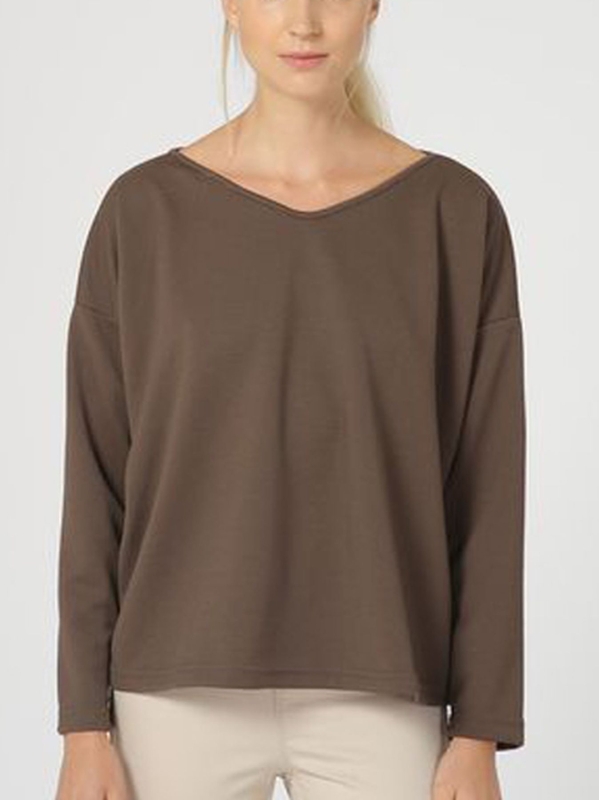 T-shirt in tessuto a nido d'ape