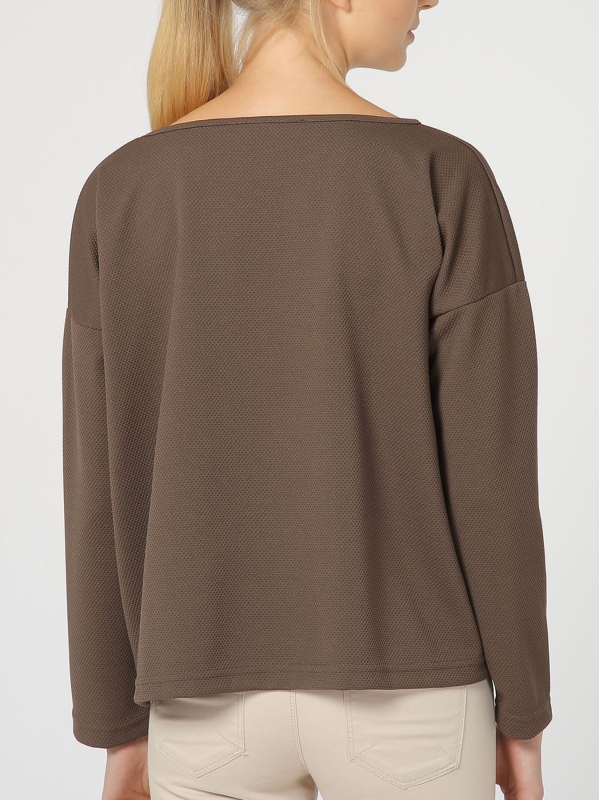 T-shirt in tessuto a nido d'ape