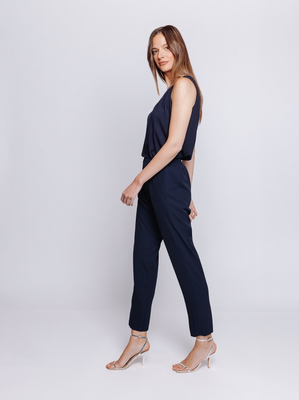 Pantalone chino in cady fluido