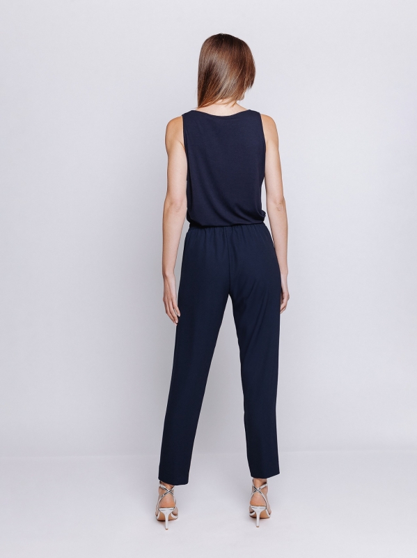 Pantalone chino in cady fluido