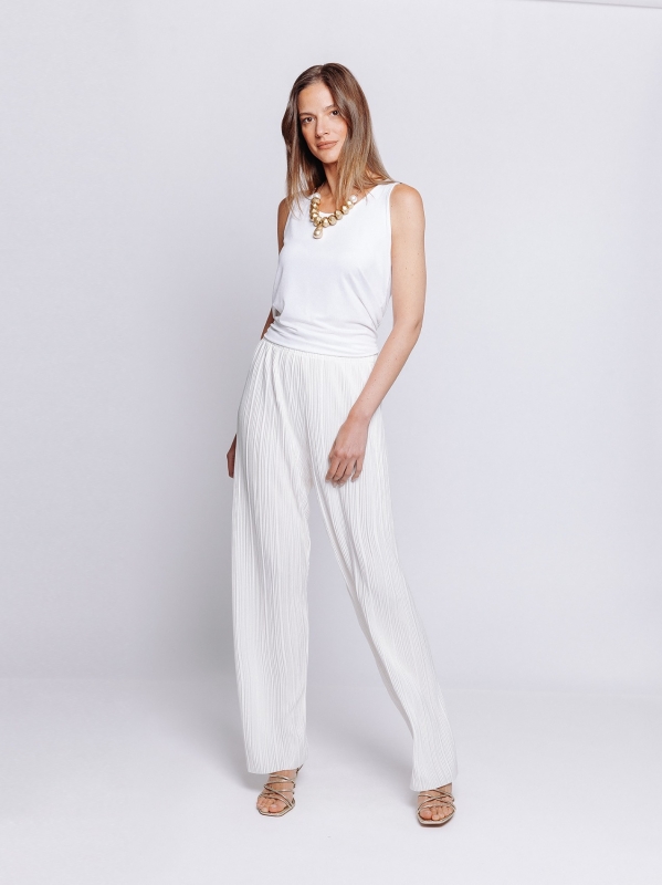 Pantalone in plissè