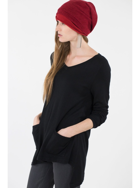 Maglia svasata con punte