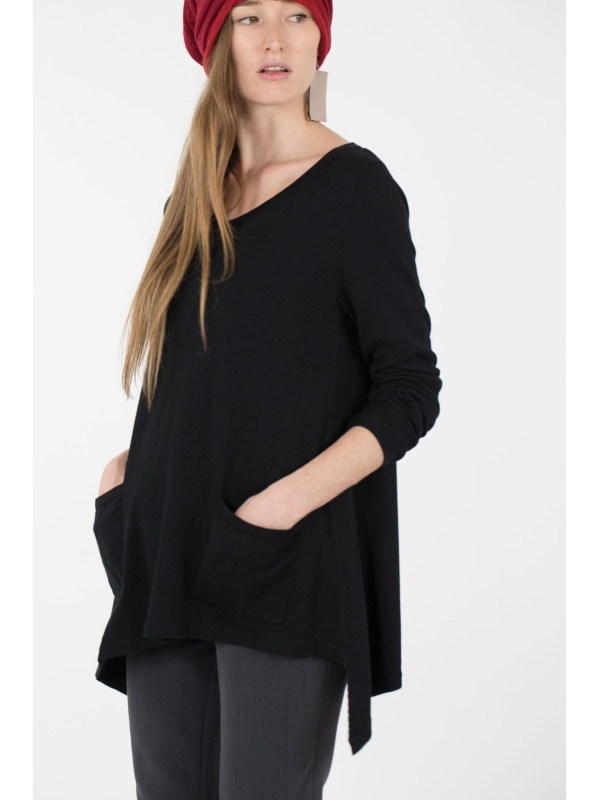 Maglia svasata con punte
