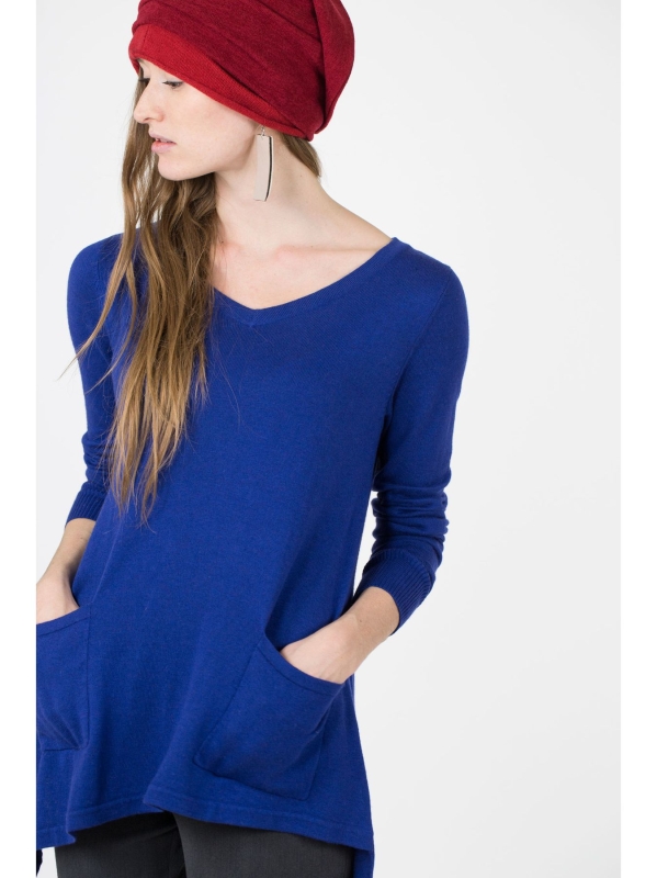 Maglia svasata con punte