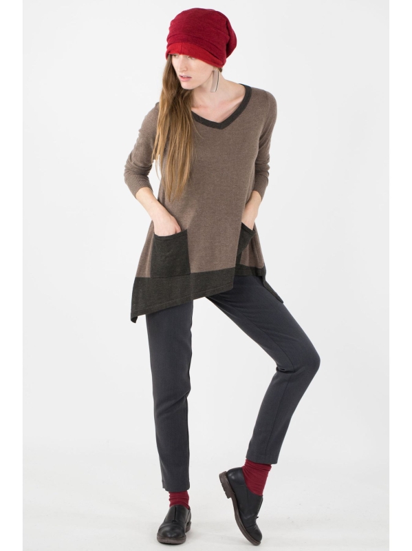 Maglia svasata con punte