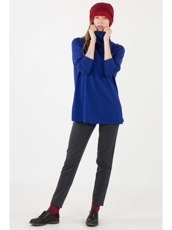 Maglia scatoletta collo alto