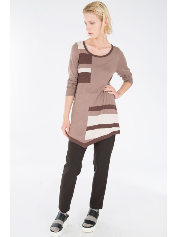 Maglia svasata con punta