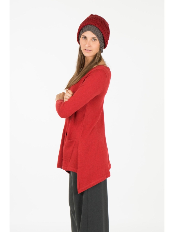 Maglia svasata con punte