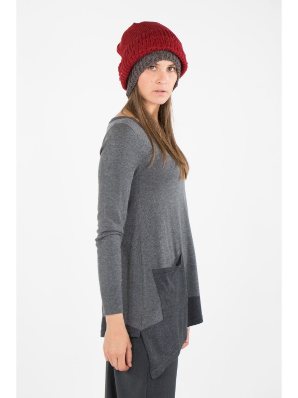 Maglia svasata con punte