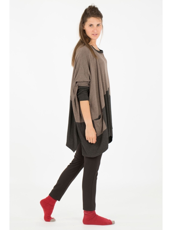 Maxi cardigan in maglia