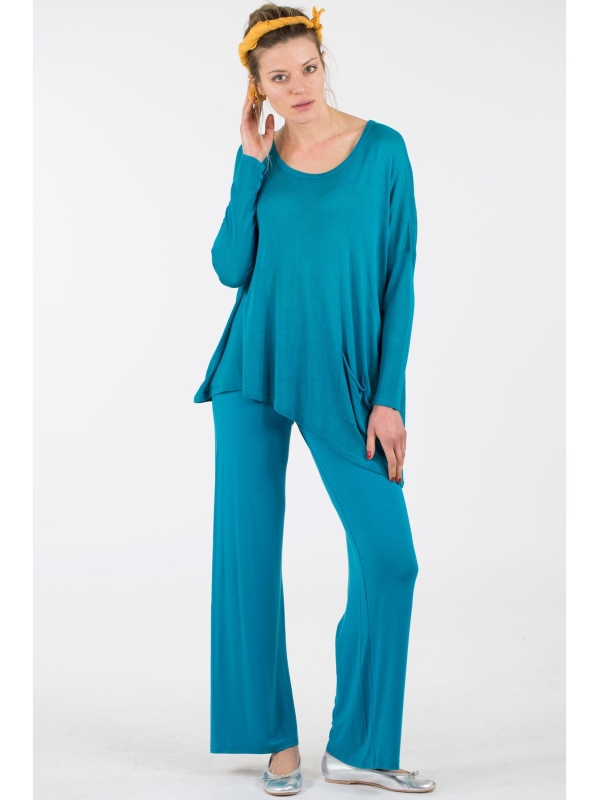 Maxi maglia asimmetrica