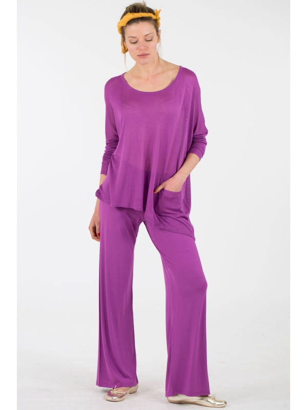 Maxi maglia asimmetrica