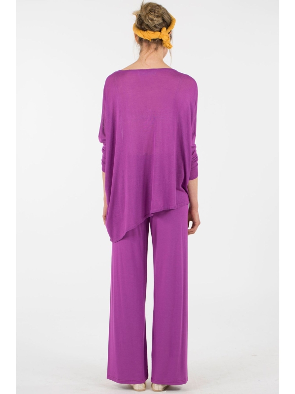 Maxi maglia asimmetrica